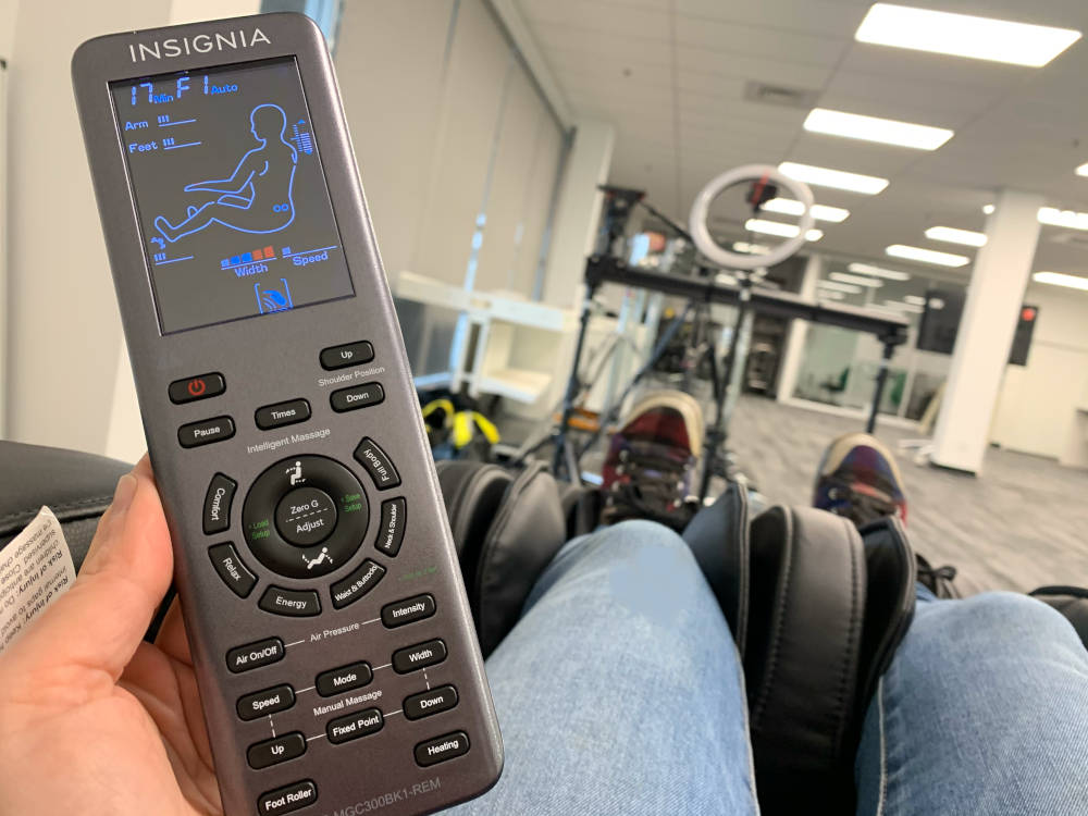 remote control Insignia massage chair