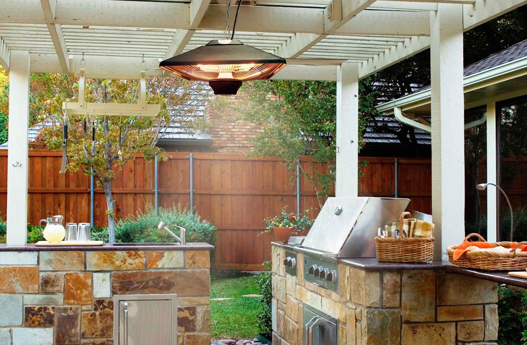 warm up the patio with outdoor patio heaters